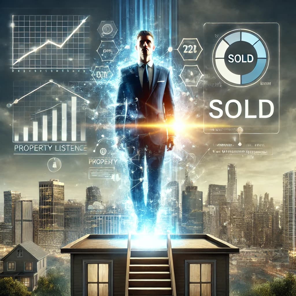 A man elevating his digital presence with a real estate website